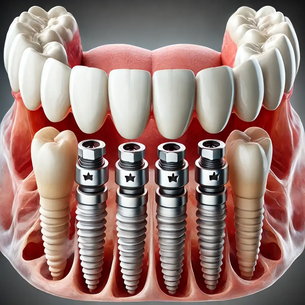 All-on-4 prosthetic work